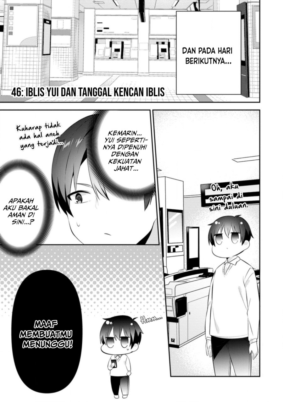 The Cute Girl Sitting Next to Me Is Trying to Make Me Fall in Love With Her as a Way to Ridicule Me Chapter 18 Bahasa Indonesia